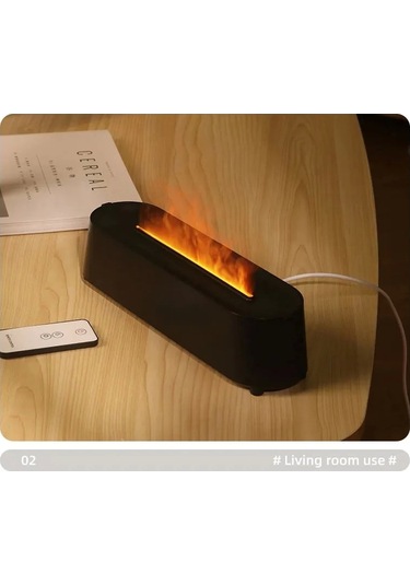 Arbix A3 Alev Aroma Ultrasonik Aromaterapi Hava Nemlendirici Siyah