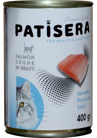 Patisera Somonlu Konserve Yetişkin Kedi Maması 12 x 400 G
