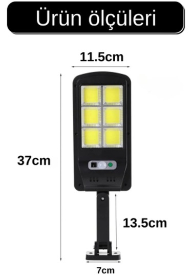 Mrs Solar Hb-400 Model Solar Güneş Enerjili Led Bahçe Aydınlatmas