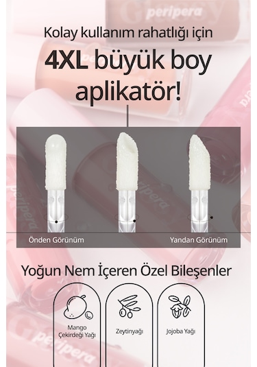 Dudaklara Dolgun Ve Işıltılı Görünüm Sunan Gloss Perıpera Ink Glasting Lip Gloss 12 Comfy Cozy 12