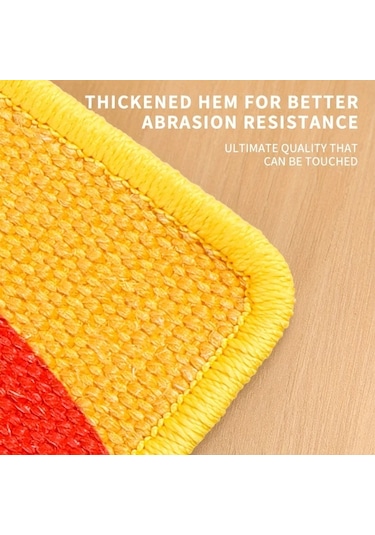 Honeybeeshop Dayanıklı Sisal Duvara Monte Kedi Tırmalama Tahtası Sunflower Yumuşak Kumaşlı İç Mekan Oyun Tırmık Tasarruf Tırmalayıcı Sanatsal Dekor