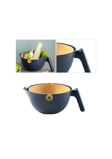 Suntek Plastik Sebze Meyve Pirinç Yıkama Drenaj Süzgeç Kevgir