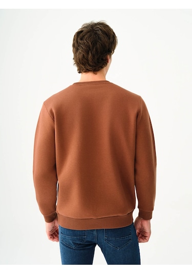 Loft Erkek Sweatshirt Kahverengi Lf2034268 25kp69000079 P6941 Kahverengi