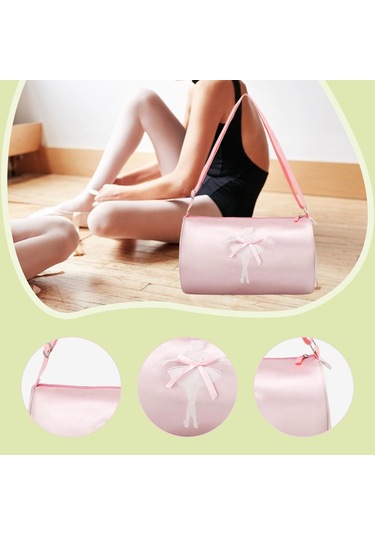 Suntek Kızlar Için Spor Çantası Tatlı Bale Dans Gösterileri Pembe