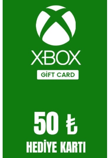 Xbox Live Hediye Kartı 50 Tl