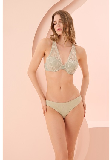 Loya Kadın Yeşil Daphe Klasik Külot Yeşil