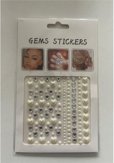 Face Gems Kalpler Yapışkanlı Yüz Taşı Seti