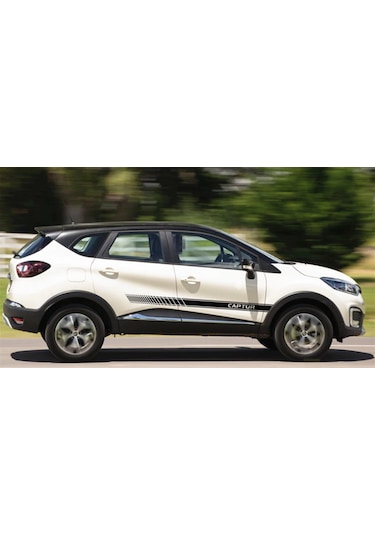 Renault Captur Yan Kapı Şerit Sticker Etiket Modeli