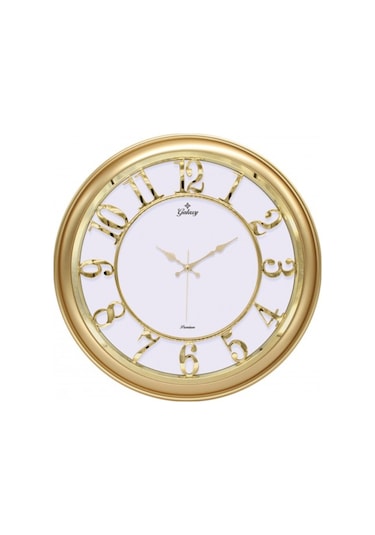 Büyük Boy Kabartma Rakamlı Dekoratif Lüks Duvar Saati