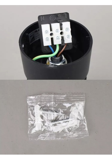 Jazzway Gergi Tavan İçin Döner Tavan Spotları 2 Adet 222899749 Siyah