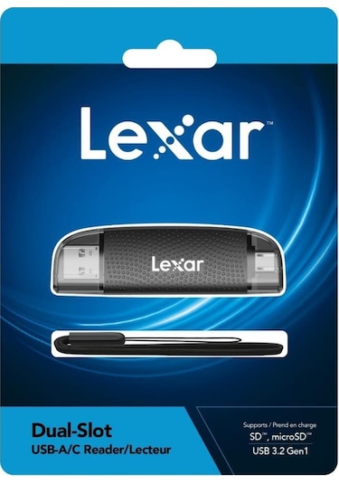 Lexar RW310 SD Micro SD USB Type-C 3.2 Gen1 Kart Okuyucu