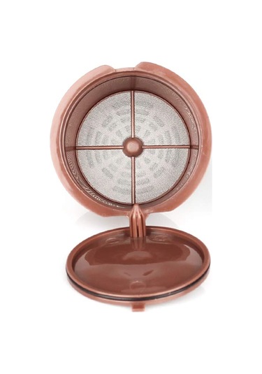 Kahverengi İ Cafilas Dgpnc01 1 Adet Yeniden Kullanılabilir Kahve Kapsülleri Bardak Filtre Bölmeleri Dolce Gusto Doldurulabilir