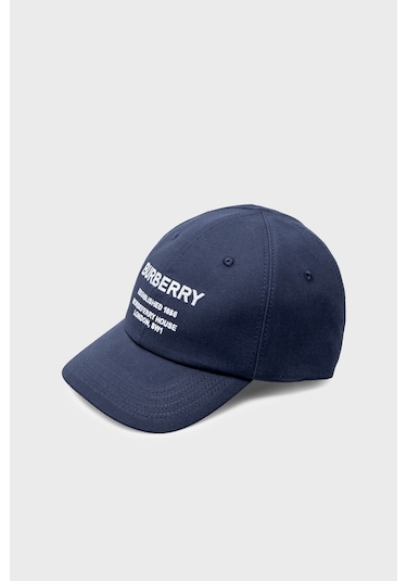 Burberry Çocuk Şapka 8049541 Mıdnıght Navy/chk Lacivert Lacivert