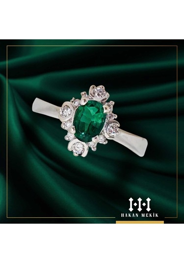 Hakan Mekik Jewelry Dream Serisi Pırlanta Zümrüt Yüzük (485596392)