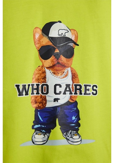Bad Bear Mood Hoodie Çocuk Sweatshirt-3745 Sulphur Sarı