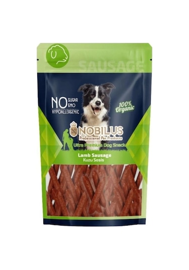Nobılus Kuzu Sosis Köpek Ödül Maması 80g