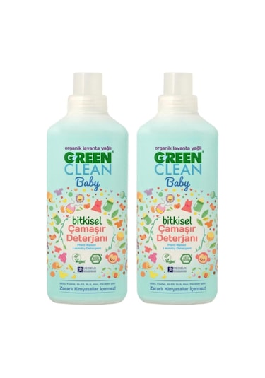 U Green Clean Baby Çamaşır Deterjanı 1 L X 2