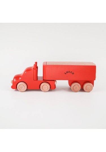 Ahşap Tır Kırmızı