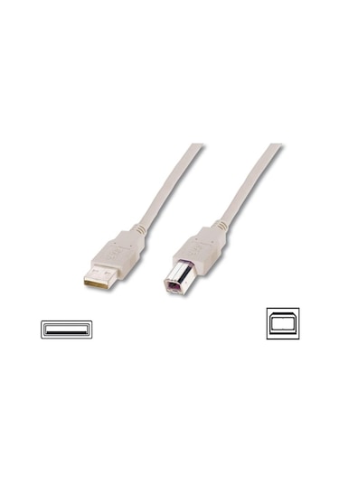 Digitus Ak-300102-030-E 3 0M Usb 2 0 Kablo Beyaz
