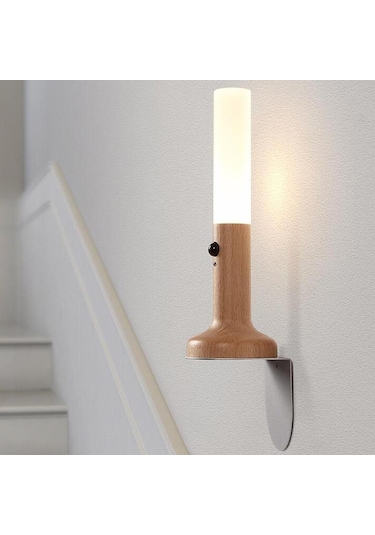 Homyl Led Sensörlü Gece Lambası Masa Sıcak Beyaz Işık Sari Çok Renkli