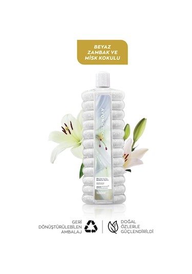 Avon White Lily Zambak Banyo Köpüğü 3 x 1 L