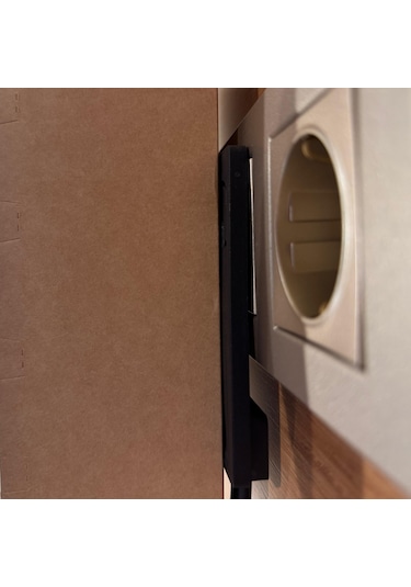 3 Metre 3 Lü İnce Fişli Uzatma Kablosu Açma/kapama Düğmeli Dar Alan Uyumlu Çocuk Korumalı Topraklamalı Priz 3 M