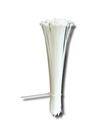 Çetsan 4.8X200 Beyaz Kablo Bağı Plastik Cırt-100 Adet