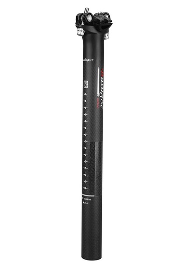 Yifomall Kauçuk Fiber Bisiklet Oturma Postu, 27.2-31.6mm Çap Seçenekleri, 350-400mm Uzunluk, 230-250g Hafiflik Çok Renkli