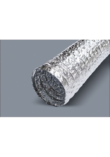 Flexiva Alüminyum Esnek Havalandırma Kanalı 10Mt Kutu Izolesiz