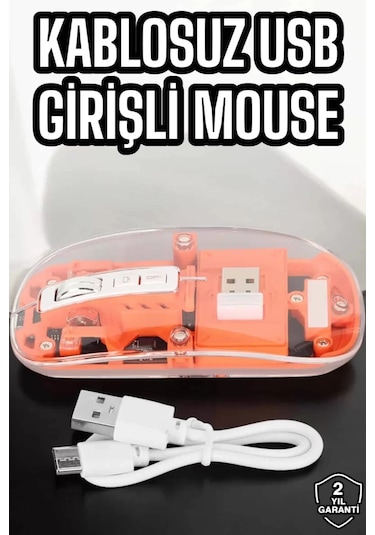Mouse Çift Modlu Kablosuz Bağlantılı 2.4ghz Destekli 22401483