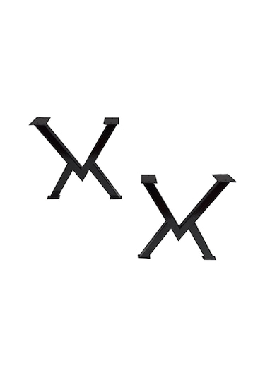 Sehpa Ayağı Masif Ahşap Kütük Orta Sehpa Ayakları Metal Ayak