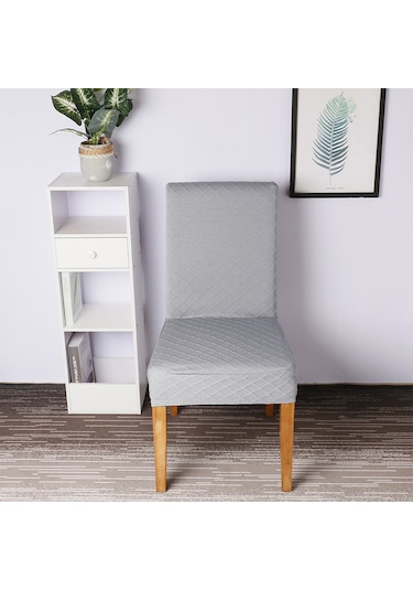 1 Adet Esnek Düz Elmas Kafes Yemek Masası Sandalye Kılıfı, Çıkarılabilir Yıkanabilir Kısa Yemek Sandalyesi Koruyucu Koltuk, Otel Yemekleri İçin Düz Kılıflar, Açık Gri Diğer 1 Adet Esnek Düz Elmas Kafes Yemek Masası Sandalye Kılıfı, Çıkarılabilir Yıkanabilir Kısa Yemek Sandalyesi Koruyucu Koltuk, Otel Yemekleri İçin Düz Kılıflar, Açık Gri Diğer