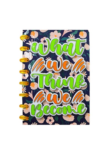 Notyaz A5 100 Yaprak Planlayıcı Ve Tarihsiz Ajanda Post-ıt Destekli-what We Think Çok Renkli