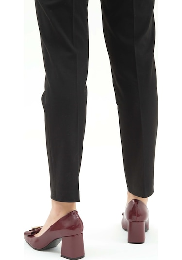 Tamer Tanca Kadın Vegan Bordo Abiye Ayakkabı 886 619 Bn Ayk Sk22/23 Bordo Czg Rgn Bordo