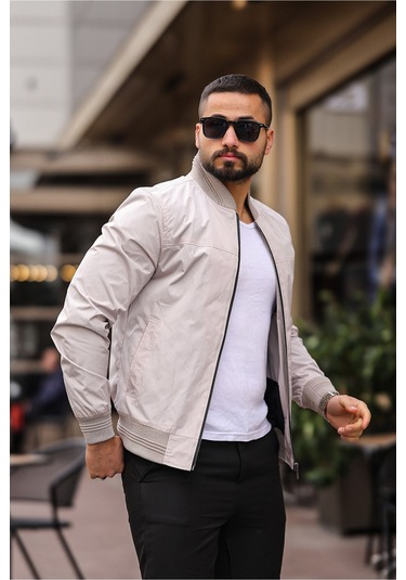 Erkek Süet Kolej Ceket Krem Bndk