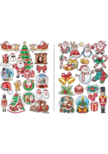 Yılbaşı Stickers Seti 35 50 2 Sayfa Diğer