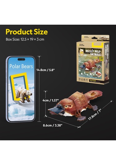 National Geographic - Ornitorenk 3d Puzzle Ds1184h
