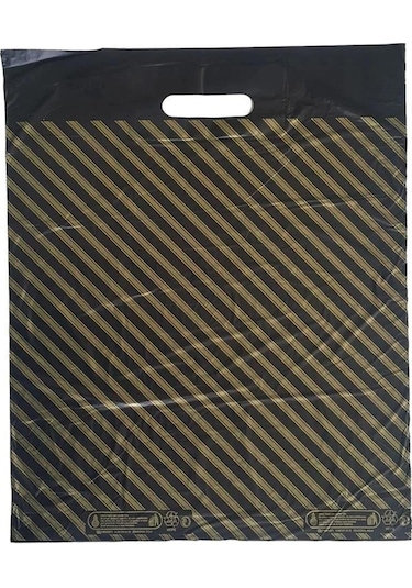 Aksan Plastik Takviyeli Çanta Taşıma Torbası Alışveriş Poşet 50 Adet No4 40x50cm