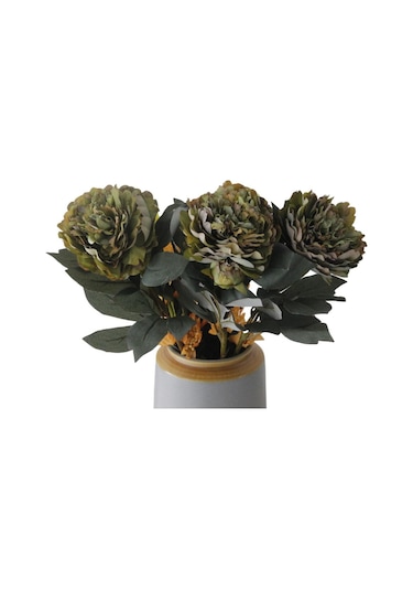 T.concept Dekoratif Yapay Şakayık Çiçek Koyu Yeşil