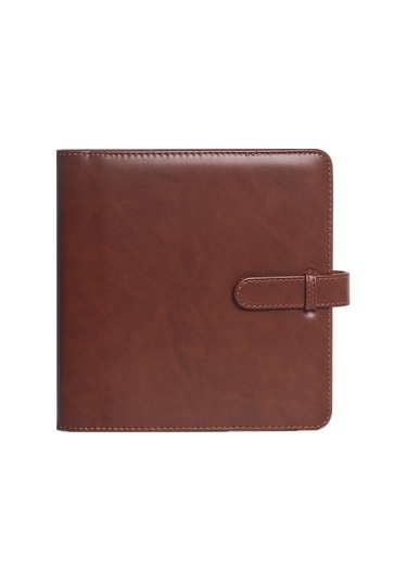 Rogfer Polaroid Kare 288 Fotoğraflı Bilet Banka Kartı Saklama Kitabı İçin, Renk: Kahverengi