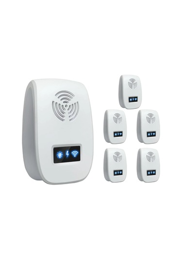 Lemestar Ses Dalgalı 6'lı Haşere Kovucu - Sinek, Böcek, Fare Ve Hamamböceği İçin Etkili Çözüm