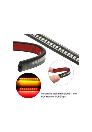 Artfulabode Stop Sinyali Şeridi, Römork Plaka Motosiklet Led Işıkları, Fren Lambası Işık Dönüş Arka 1adet 12v