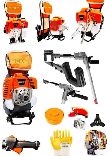 Deko Turkey DKT3463Z Benzinli Sırt Tipi Tırpan + Zeytin Silkeleme Aparatı
