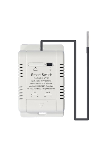 Vkemall Ewelink Wifi Sıcaklık Nem Anahtarı Mobil Telefon App Kontrolü Termostatı