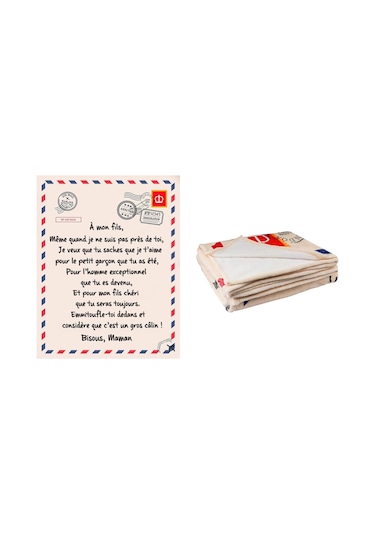 Homyl Battaniye Harf Baskılı Yorganlar Flanel Stil-2-150x200cm Stil 2 150x200cm Çok Renkli