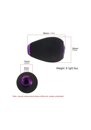 Vkemall Ekfan Balık Makinesi Donanım Seti - Mavi Eva Kolu + Metal Kapağı 39x26mm