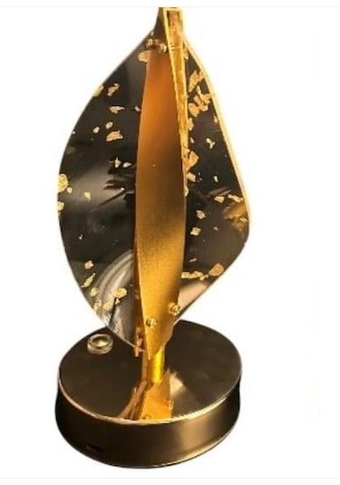 Tane Yapraklı Led Aydınlatma Gold