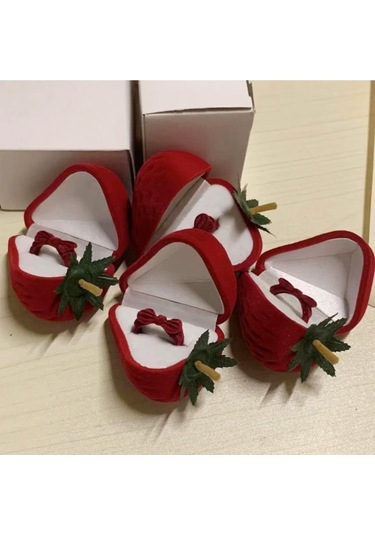 Homyl Yaratıcı Yüzükler Tören Teklifi Için 2-adet 2 Adet