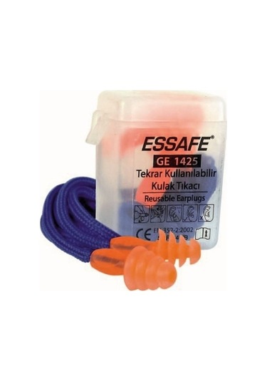 Essafe Ge-1425 Çam Tipi Ipli Kutulu Kulak Tıkac I- 10 Çift