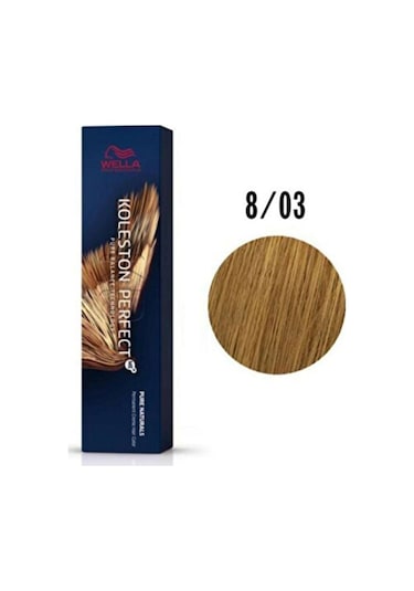 Wella Koleston Perfect Saç Boyası 8.03 Açık Altın Sarısı